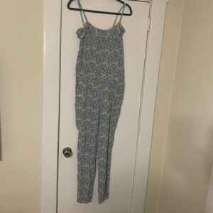 MNG Casual Floral ‎ Jumpsuit Size Small